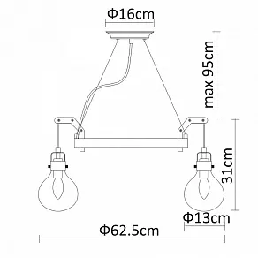 Подвесная люстра Divinare Houston 1001/16 SP-6