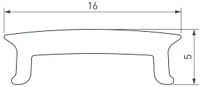 Рассеиватель Arlight W16 064489