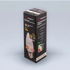 Лампа светодиодная Eleganz  E27 9Вт 4500K 1391