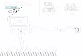 Наземный низкий светильник Eglo Faedo 2 96285