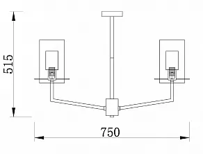 Люстра на штанге Freya Felicity FR5206PL-06FG