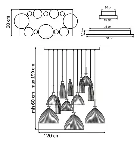 Подвесной светильник Lightstar Agola 810223