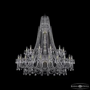 Подвесная люстра Bohemia Ivele Crystal 1411 1411/24+12/530/XL-152 G