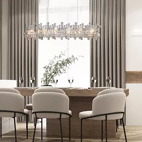 Подвесная люстра Indigo Lascala 12031/12PL Chrome