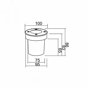 Встраиваемый в дорогу светильник Uniel Ulu-b10 UL-00006820