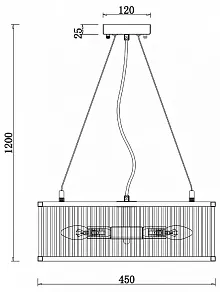Подвесной светильник Freya Savoy FR5053PL-06N