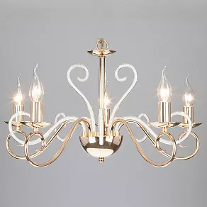 Подвесная люстра Eurosvet Silva 60090/5 золото