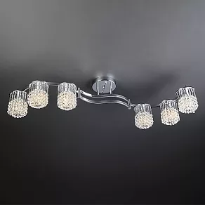 Потолочная люстра Eurosvet Ambroz 3222/6 хром Strotskis