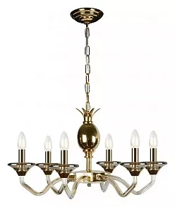 Подвесная люстра iLamp Flo YT2049-6 GD+COG