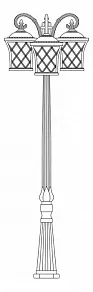 Фонарный столб Feron Тартан 11447