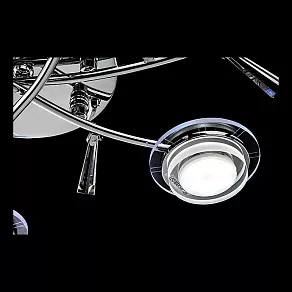 Потолочная люстра Eurosvet 90000 90000/9 хром/синий+красный+фиолетовый