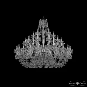 Подвесная люстра Bohemia Ivele Crystal 1409 1409/24+12+6/530 Ni