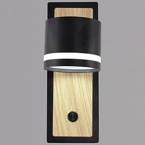 Бра Reluce 22540 22540-0.2-01 BK+WOOD