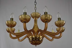 Подвесная люстра Bohemia Ivele Crystal Ivele Crystal 6 1311/10/240 G Am/Amber/M-1F
