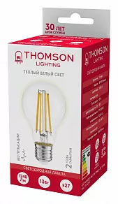 Лампа светодиодная Thomson Filament A60 E27 13Вт 2700K TH-B2367