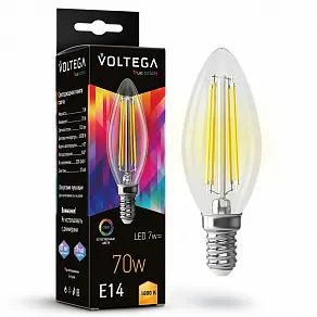 Лампа светодиодная Voltega Cangle E14 7W High CRI E14 6Вт 3000K 7216