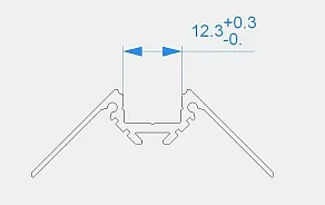 Профиль накладной Deko-Light AV-02-10 970455