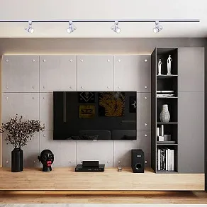 Светильник на штанге Reluce Technical  16021-9.3-001CT MR16 WT