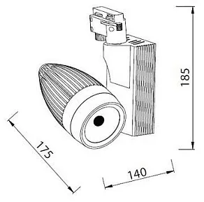 Светильник на штанге Horoz Electric Venedikt-33 HL831L 018-006-0033 Серебро