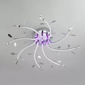 Потолочная люстра Eurosvet Willow 90128/8 хром 72W