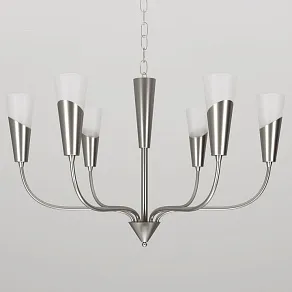 Подвесная люстра Eurosvet Rhyton 60167/6 никель