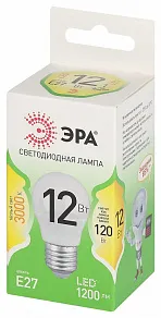 Лампа светодиодная Эра Green Line E27 12Вт 3000K LED P45-12W-830-E27 GL