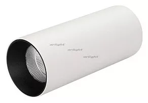 Накладной светильник Arlight SP-POLO-SURFACE-R65-8W Warm3000 (WH-BK, 40 deg) 027509