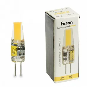 Лампа светодиодная Feron LB-424 G4 3Вт 2700K 51170