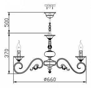 Подвесная люстра Maytoni Perla ARM337-07-R