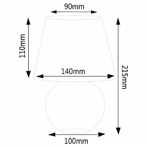 Настольная лампа декоративная Uniel UML-B303 UL-00012428
