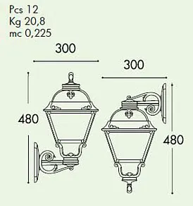 Светильник на штанге Fumagalli Cefa U23.131.000.AXE27