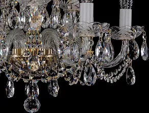 Подвесная люстра Bohemia Ivele Crystal 1402 1402/6_3/195/G