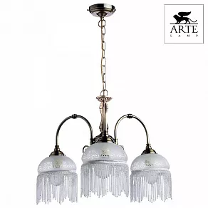 Подвесная люстра Arte Lamp Victoriana A3191LM-3AB