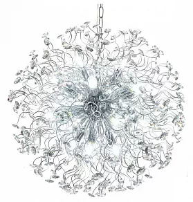 Подвесная люстра Natali Kovaltseva Novella NOVELLA 91004/15C CHROME