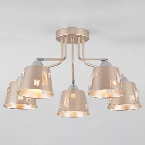 Потолочная люстра Eurosvet Benna 70105/5 шампань