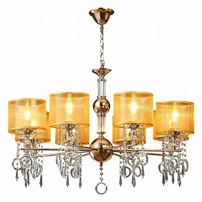 Подвесная люстра ILLUMICO  IL6219-8P-27 GD