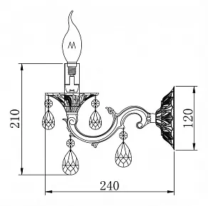 Бра Maytoni Pietra ARM339-01-W