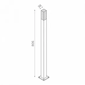 Наземный низкий светильник ST-Luce SL101 SL101.415.01