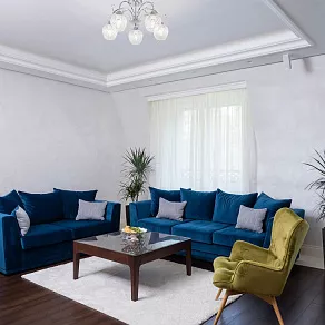 Люстра на штанге Eurosvet Benita 30142/5 хром