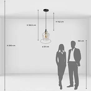 Подвесной светильник DeMarkt Нойвид 6 682012201