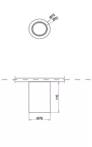 Накладной светильник Maytoni Conik gyps C003CW-01W
