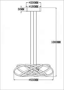 Подвесной светильник Moderli Arrow V2832-PL