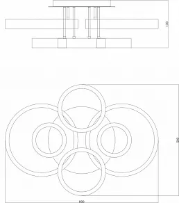 Потолочная люстра Moderli Selestia V1030-CL