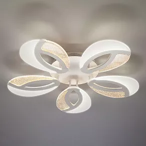 Потолочная люстра Eurosvet Flake 90140/5 белый 70W