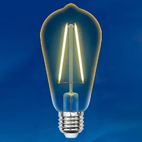 Лампа светодиодная Uniel LED-Vintage E27 4Вт 2250K LEDST644WGOLDENE27GLV22GO