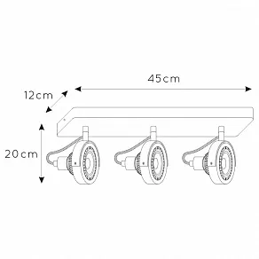Спот Lucide Tala Led 31931/36/30