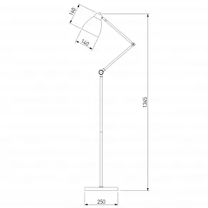 Торшер Eurosvet Loft 01025/1 белый