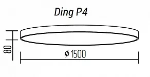 Накладной светильник TopDecor Ding Ding P4 12