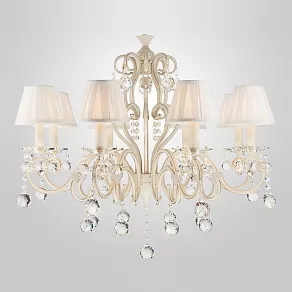 Подвесная люстра Eurosvet Ivin 12075/8 белый Strotskis