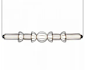 Подвесной светильник Indigo Collisore 14030/1PL Black